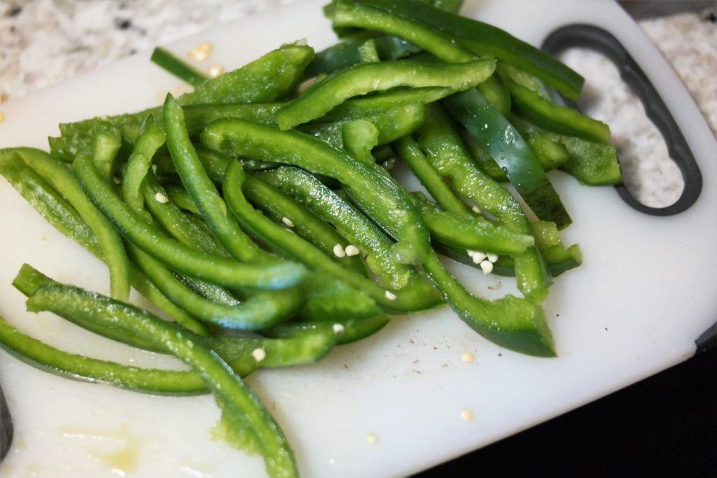 sliced-green-pepper
