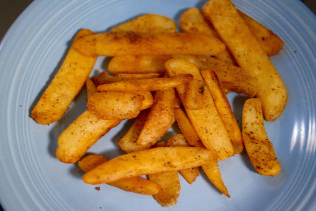 cooked crab fries